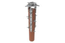 860636779-WP | POLE MOUNT FOR POLE TOPS, WOOD, 8"-14" DIAMETER [ACC.860636779-WP.IMAGE.001]